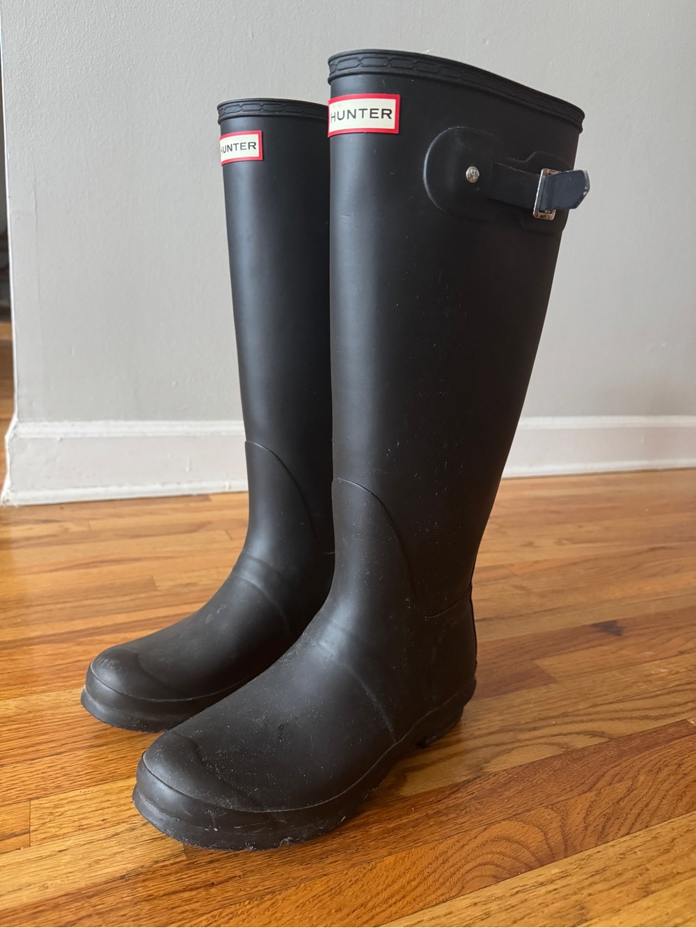 Hunter Women’s Original Tall Black Boots Sz 9